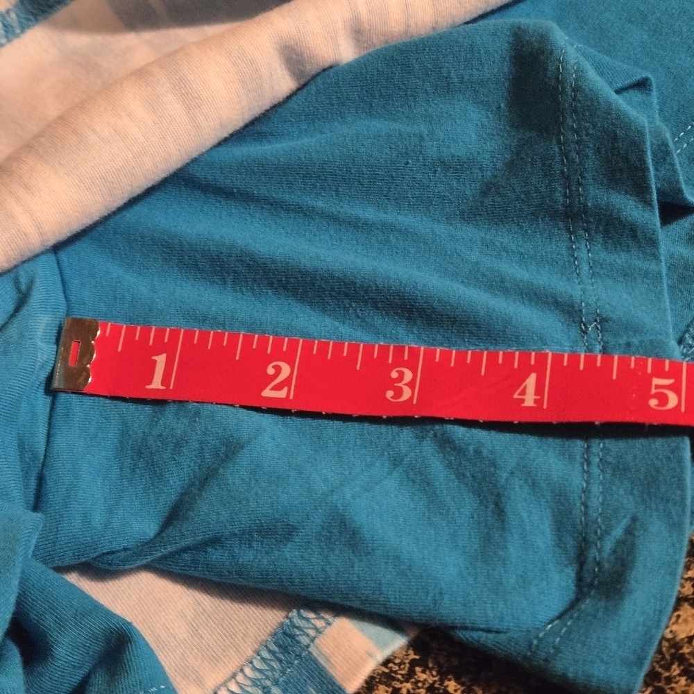 Jones New York Sport Women's Size L Golf Tennis Skort Teal Blue & White 2 pocket - Picture 15 of 16